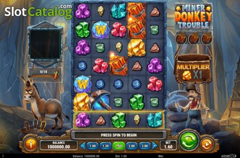 Скрин3. Miner Donkey Trouble слот