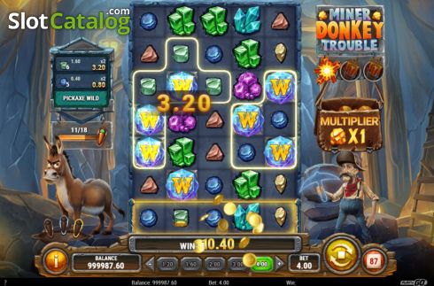 Скрин5. Miner Donkey Trouble слот