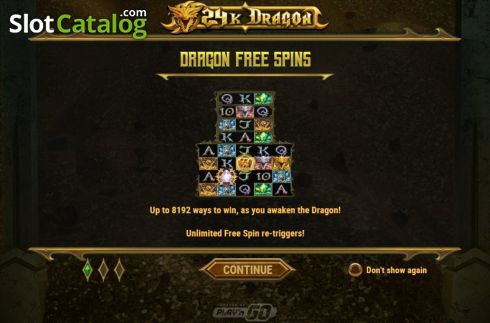 Скрин2. 24K Dragon слот