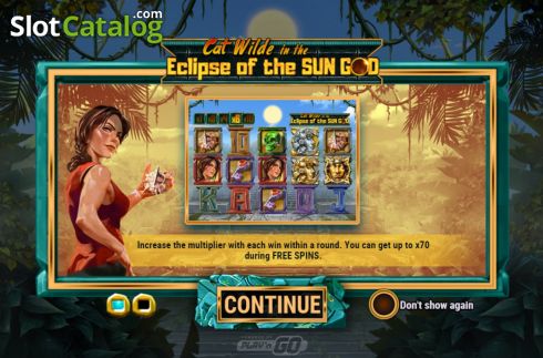 Скрин2. Cat Wilde and the Eclipse of the Sun God слот