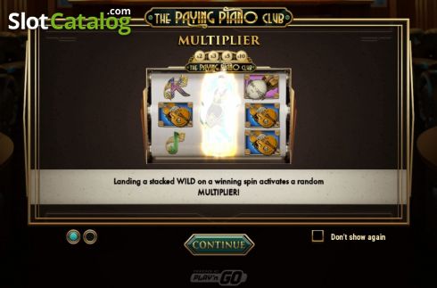 Скрин2. The Paying Piano Club слот