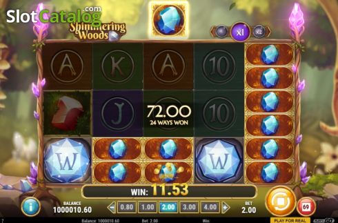 Скрин5. Shimmering Woods слот