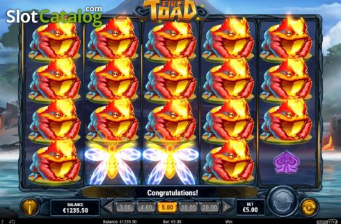 Скрин6. Fire Toad слот