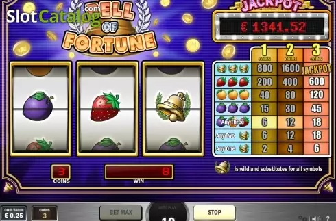 Скрин3. Bell Of Fortune слот