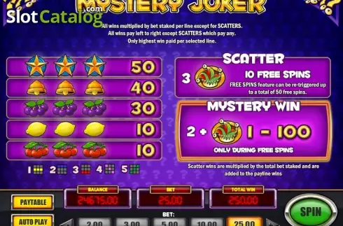Скрин4. Mystery Joker слот