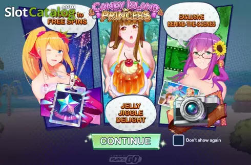 Скрин2. Candy Island Princess слот