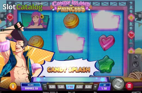 Скрин4. Candy Island Princess слот