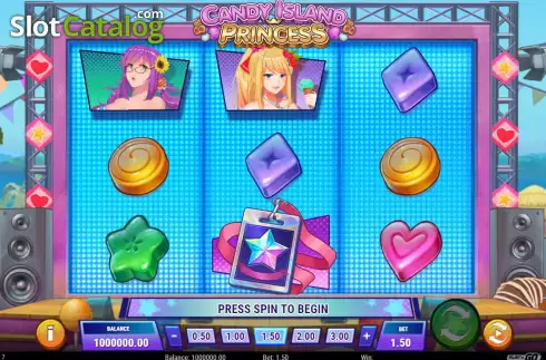 Скрин3. Candy Island Princess слот