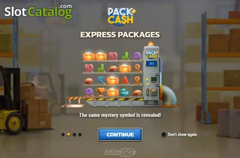 Скрин2. Pack and Cash слот