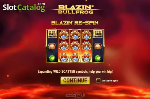 Скрин2. Blazin Bullfrog слот
