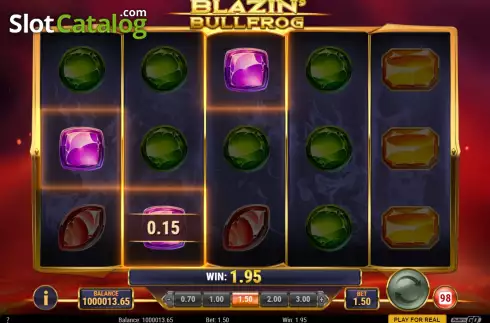 Скрин7. Blazin Bullfrog слот