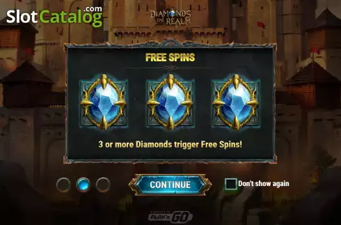 Скрин3. Diamonds of the Realm слот