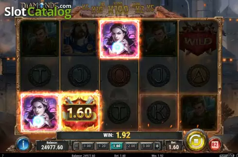 Скрин8. Diamonds of the Realm слот