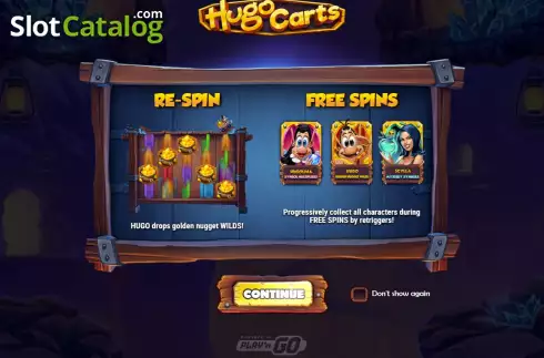 Скрин2. Hugo Carts слот