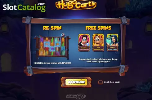 Скрин3. Hugo Carts слот