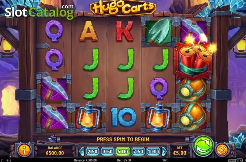 Скрин5. Hugo Carts слот