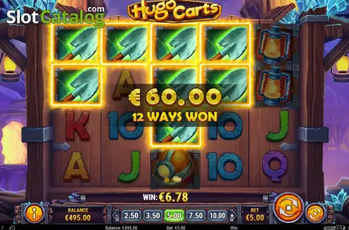 Скрин6. Hugo Carts слот