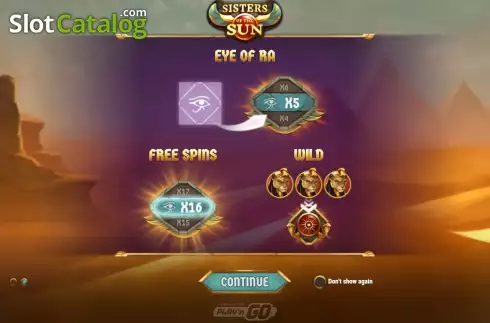 Скрин3. Sisters of the Sun слот