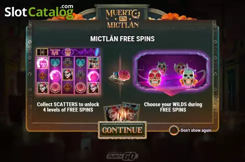 Скрин2. Muerto En Mictlan слот