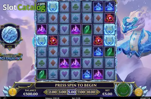 Скрин5. Legend of the Ice Dragon слот