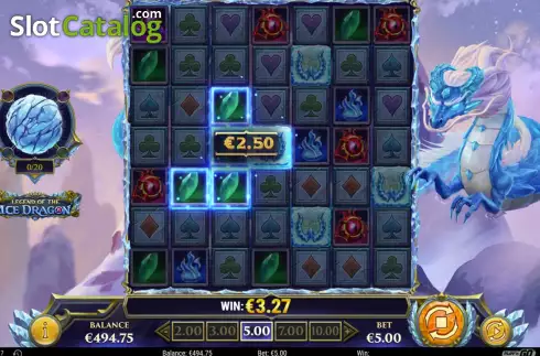 Скрин7. Legend of the Ice Dragon слот