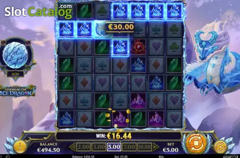 Скрин8. Legend of the Ice Dragon слот
