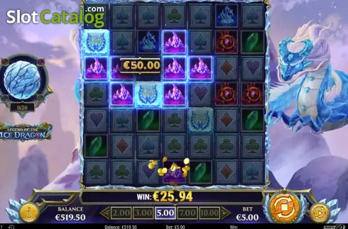 Скрин9. Legend of the Ice Dragon слот
