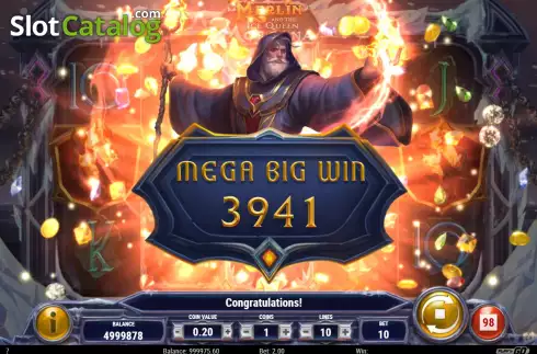 Скрин6. Merlin and the Ice Queen Morgana слот