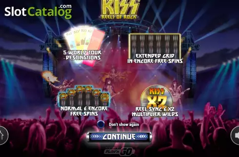 Скрин2. KISS Reels of Rock слот