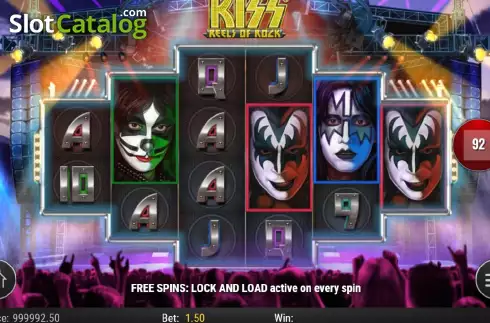 Скрин4. KISS Reels of Rock слот