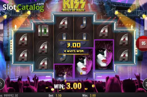 Скрин5. KISS Reels of Rock слот