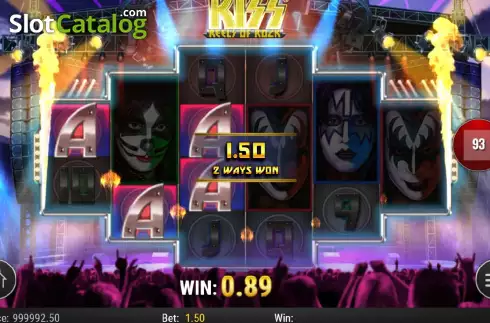 Скрин6. KISS Reels of Rock слот