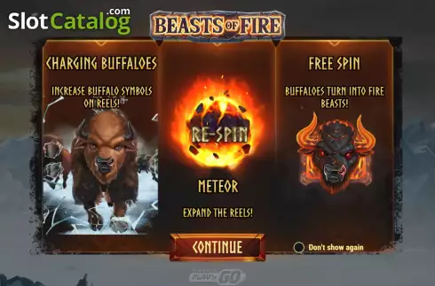 Скрин2. Beasts of Fire слот