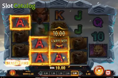 Скрин6. Beasts of Fire слот