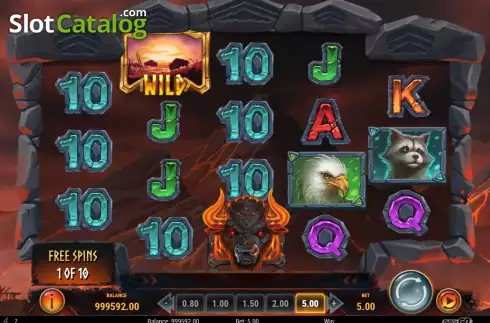 Скрин9. Beasts of Fire слот