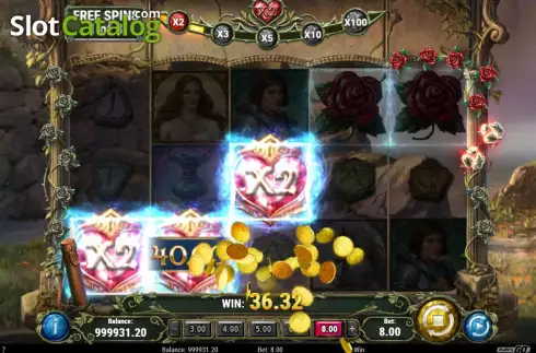 Скрин9. 15 Crystal Roses A Tale of Love слот