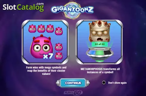 Скрин2. Gigantoonz слот