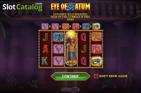 Скрин2. Eye of Atum слот