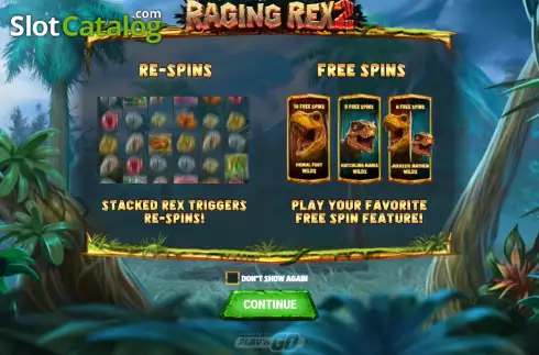 Скрин2. Raging Rex 2 слот