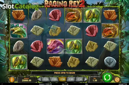 Скрин3. Raging Rex 2 слот