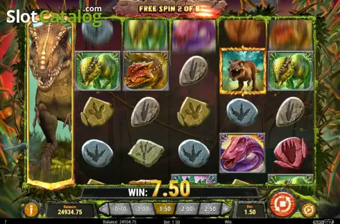 Скрин8. Raging Rex 2 слот