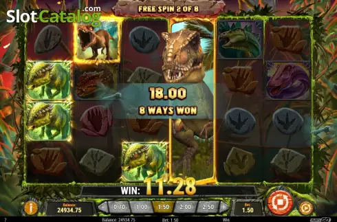 Скрин9. Raging Rex 2 слот