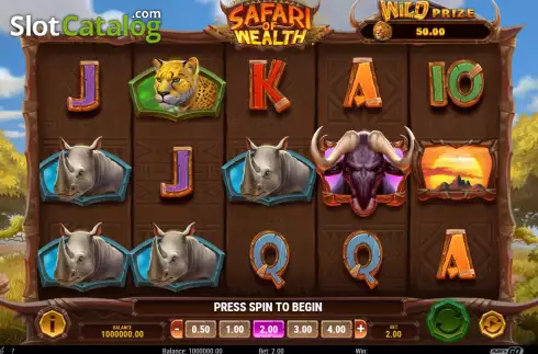Скрин3. Safari of Wealth слот