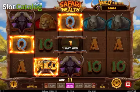 Скрин4. Safari of Wealth слот