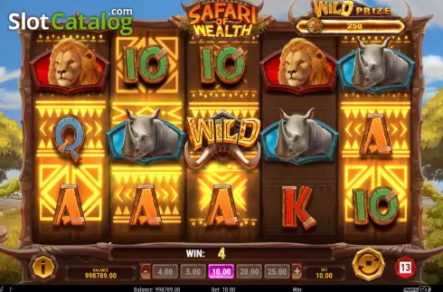 Скрин7. Safari of Wealth слот