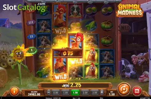Скрин6. Animal Madness слот