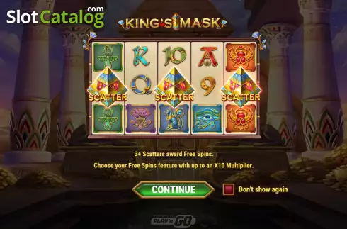 Скрин2. King's Mask слот