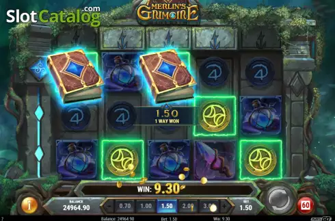 Скрин6. Merlin's Grimoire слот
