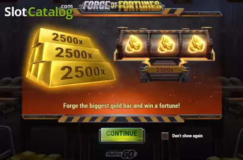 Скрин2. Forge of Fortunes слот