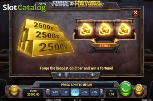 Скрин7. Forge of Fortunes слот